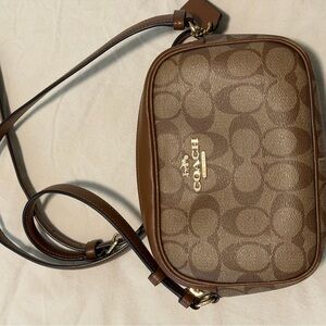 Coach Tan Signature Crossbody Bag